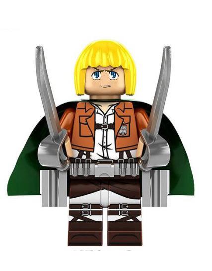 مینی فیگور لگویی «آرمین آرلت» Kopf Minifigures Attack Of Titan Armin Arlert KF1822